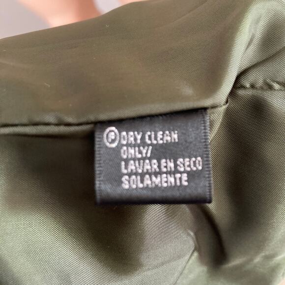 August Silk Blazer Womens 6 Velour Forest Green 3 Button - Picture 7 of 14